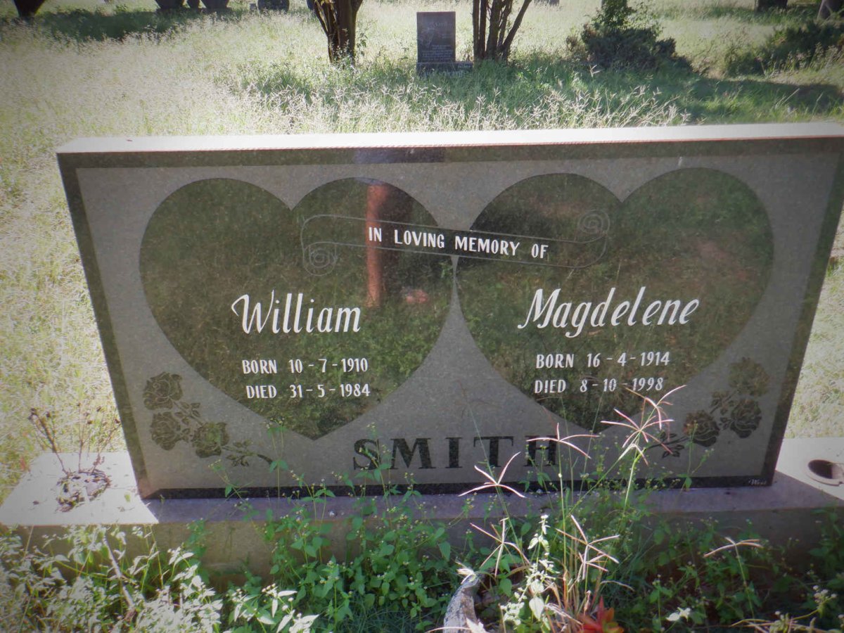 SMITH William 1910-1984 &amp; Magdelene 1914-1998