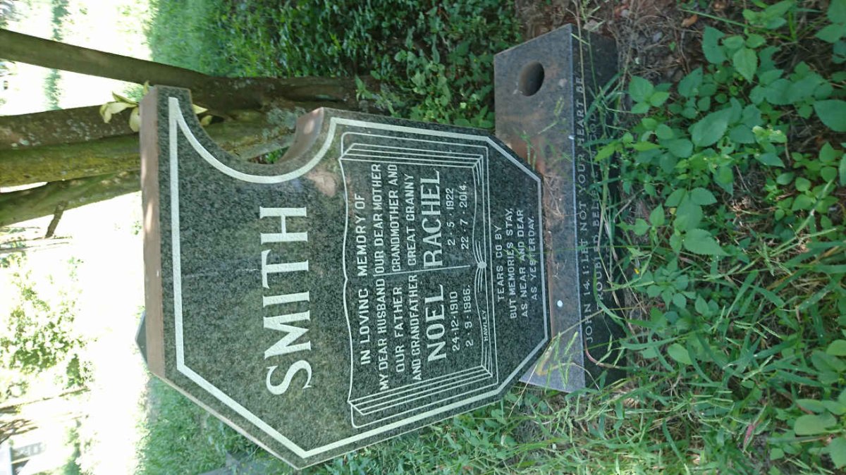 SMITH Noel 1910-1986 &amp; Rachel 1922-2014