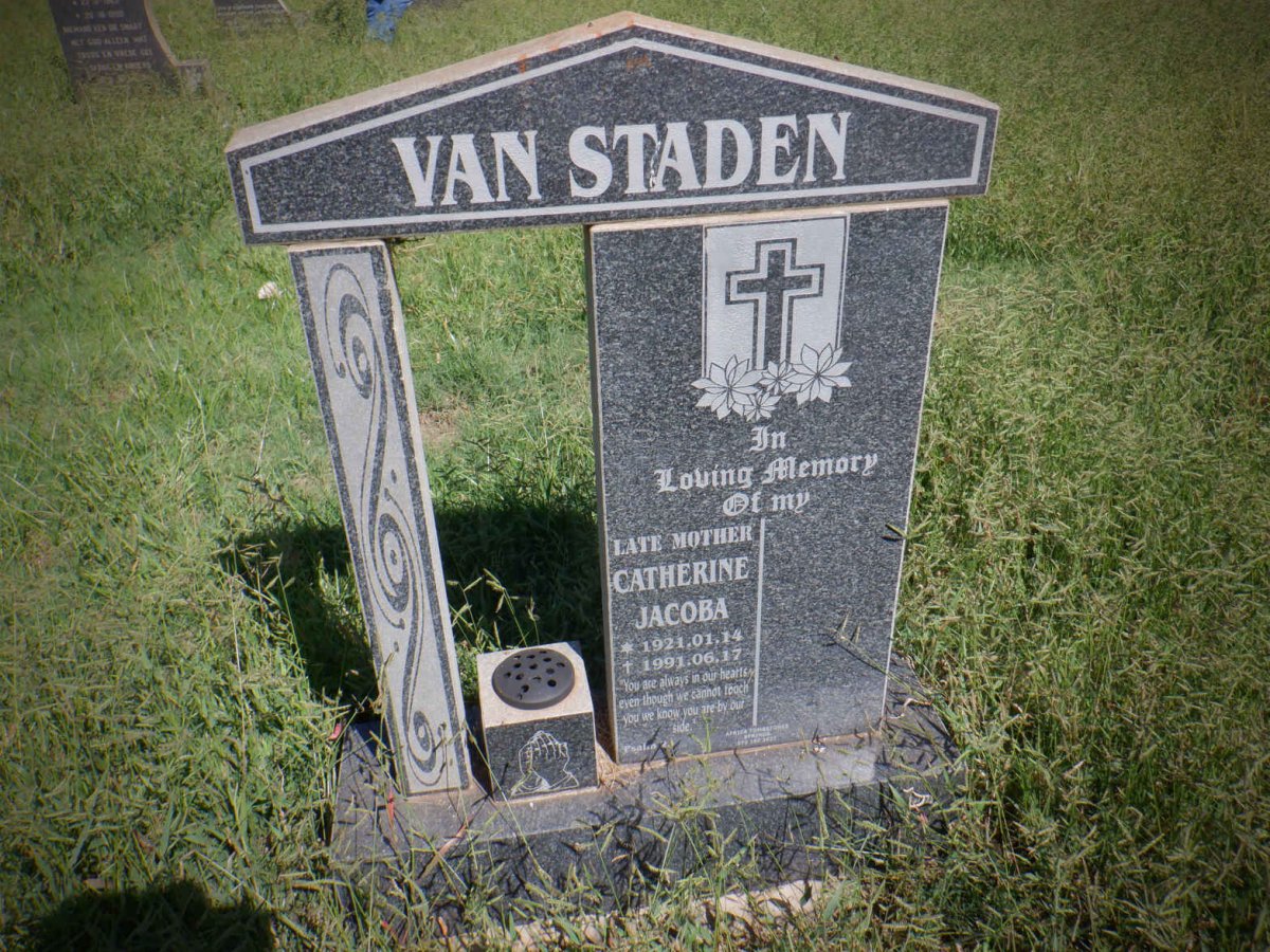 STADEN Catherine Jacoba, van 1921-1991