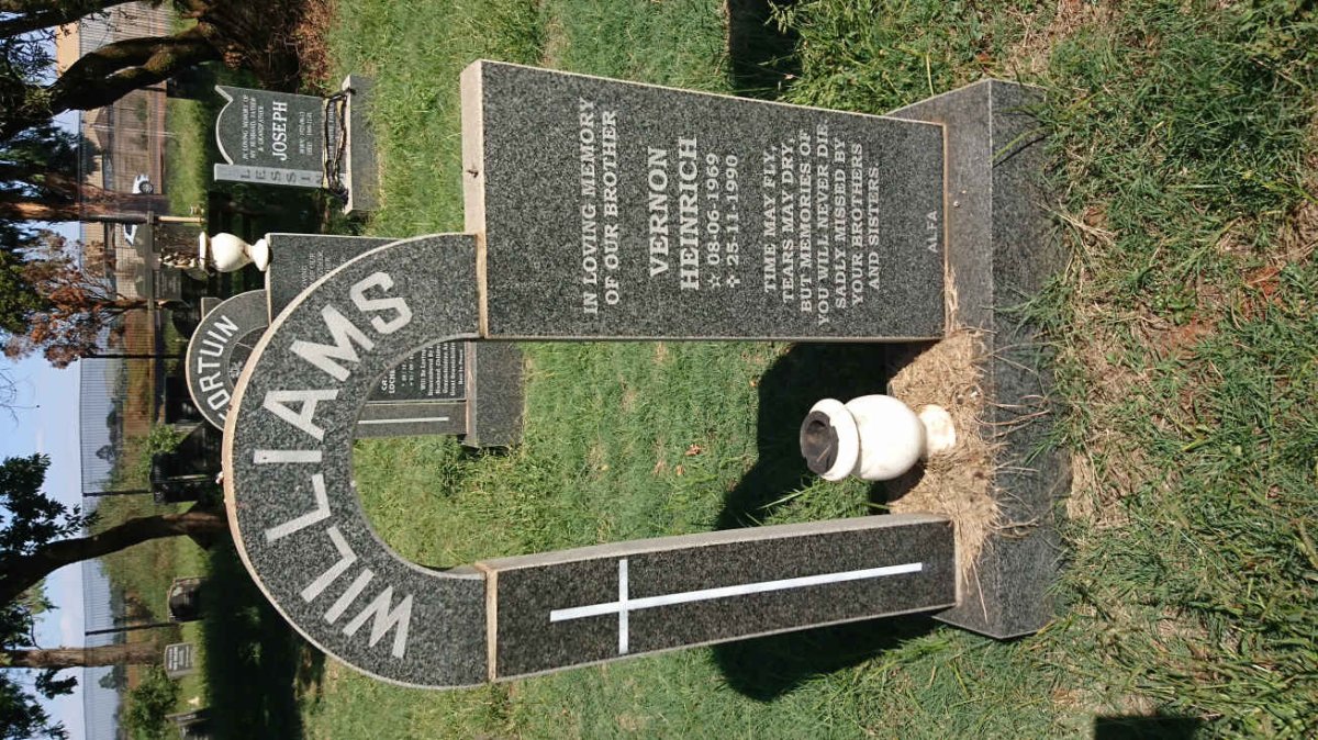 WILLIAMS Vernon Heinrich 1969-1990