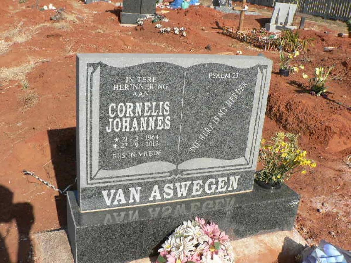 ASWEGEN VAN Cornelis Johannes 1964-2012