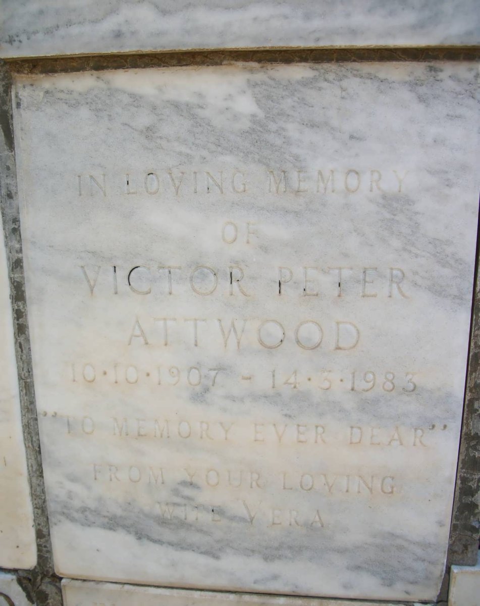 ATTWOOD Victor Peter 1907-1983