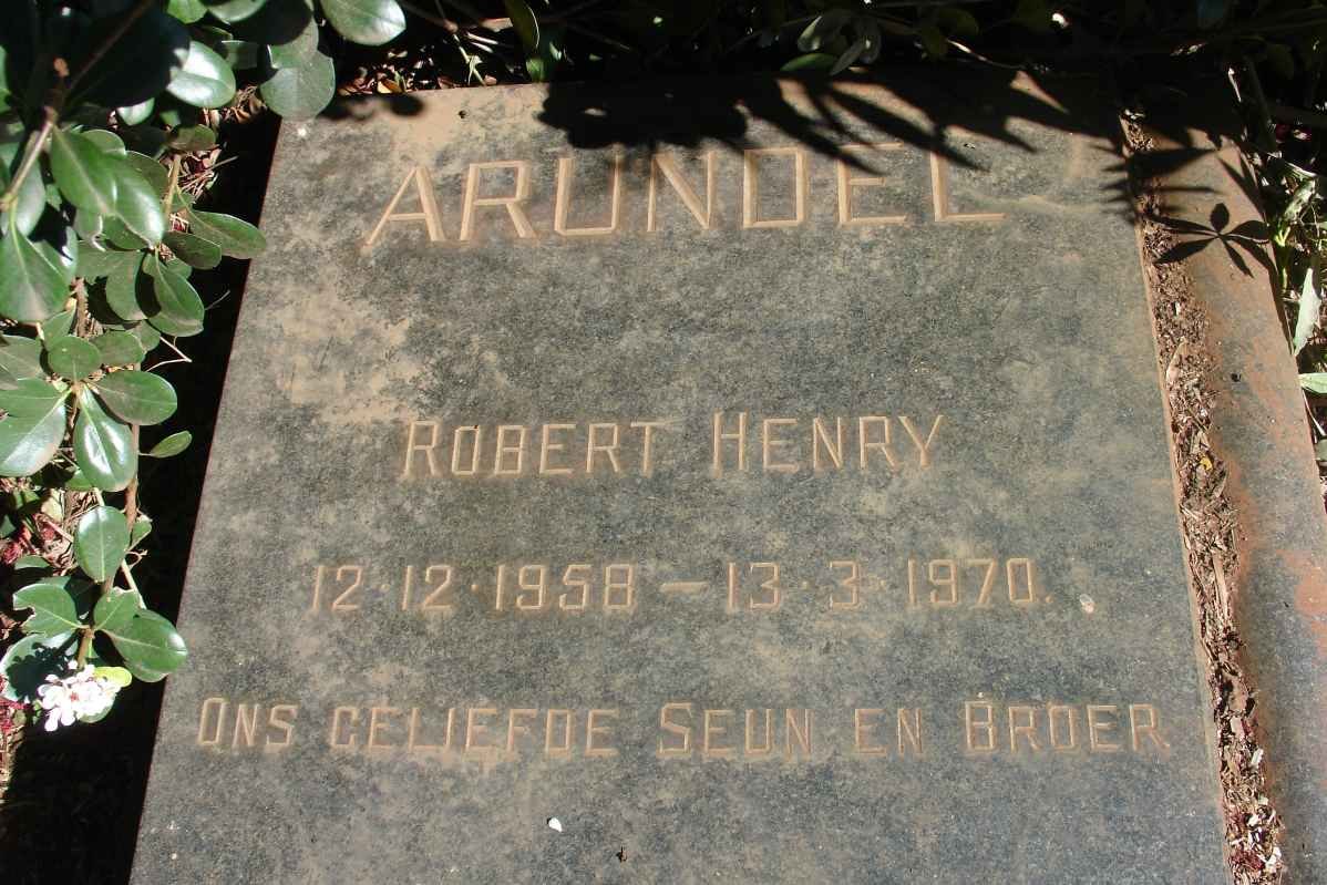 ARUNDEL Robert Henry 1958-1970