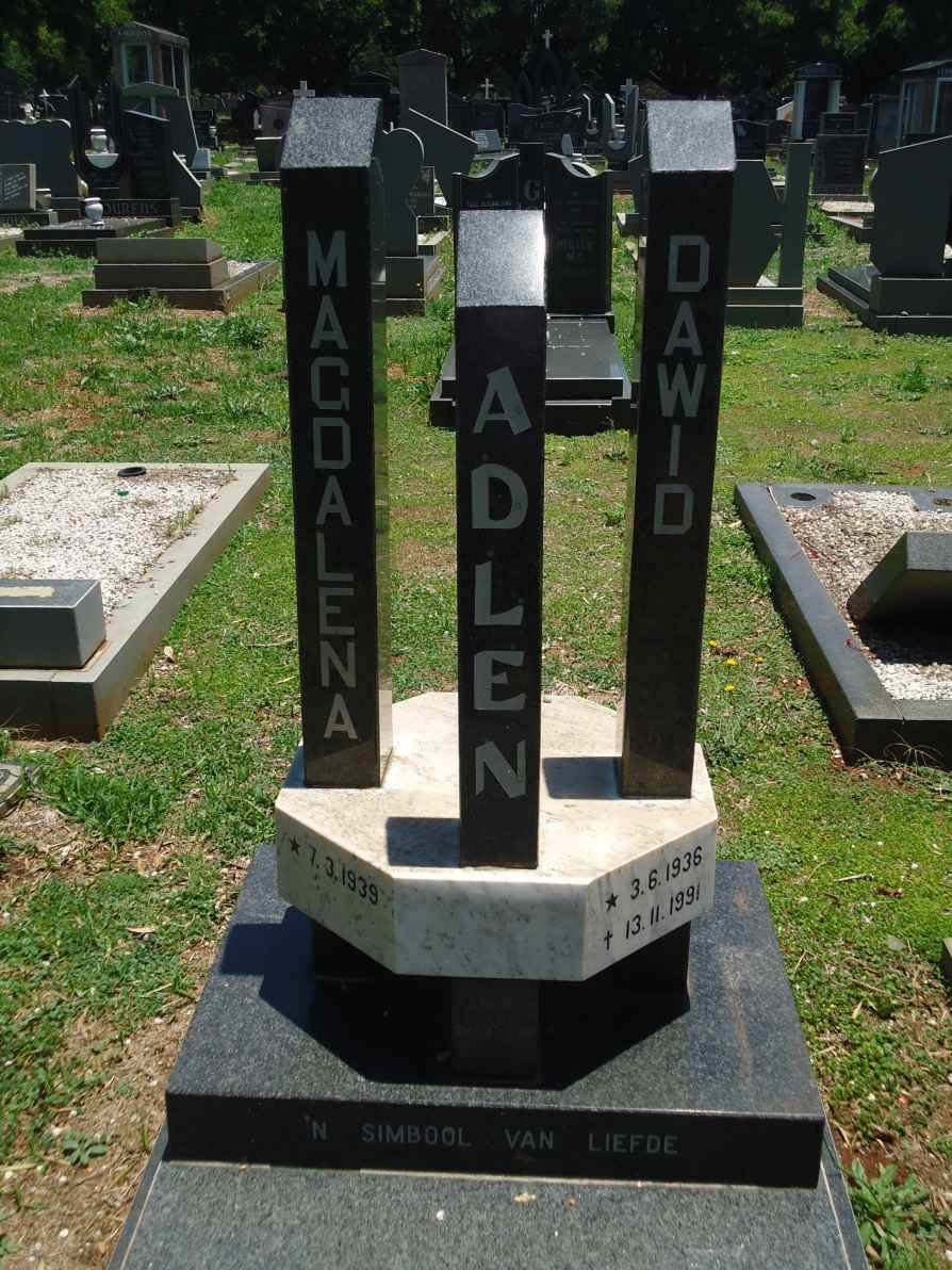 ADLEN Dawid 1936-1991 &amp; Magdalena 1939-