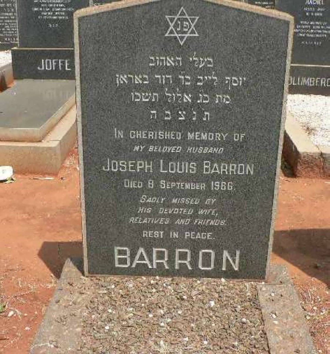 BARRON Joseph Louis -1966