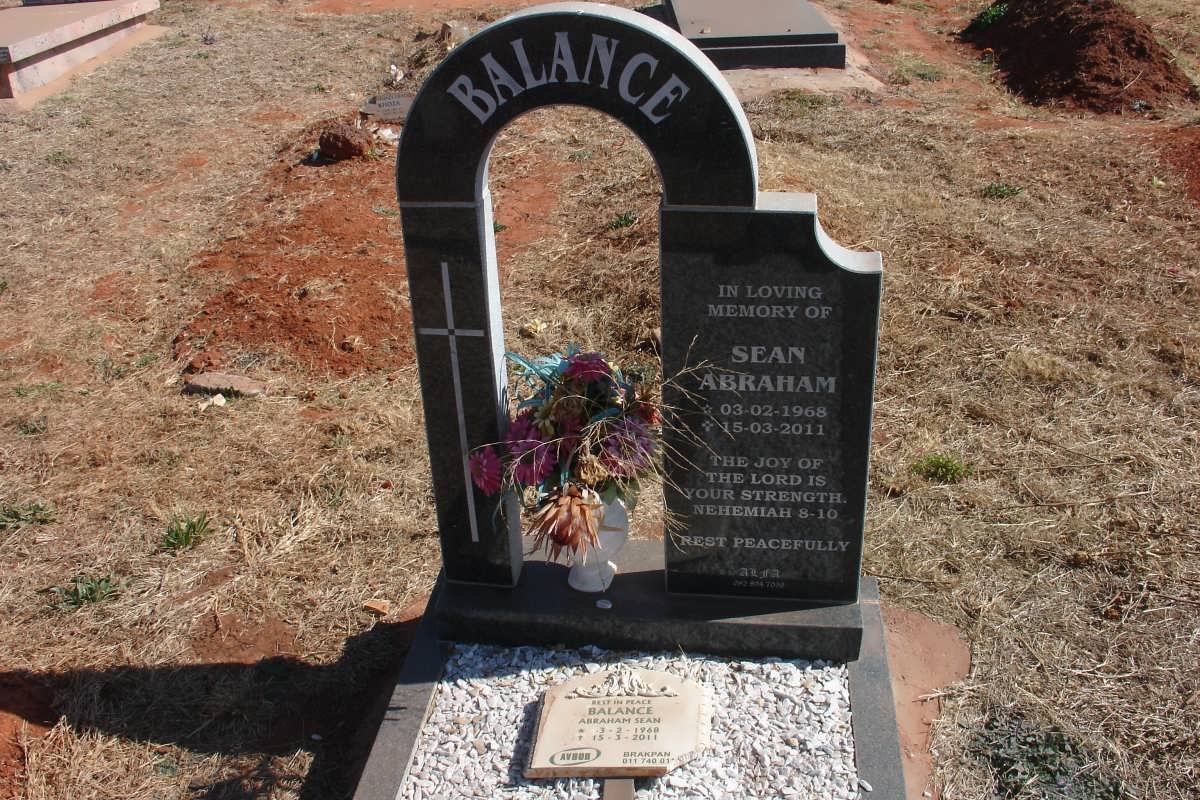 BALANCE Sean Abraham 1968-2011