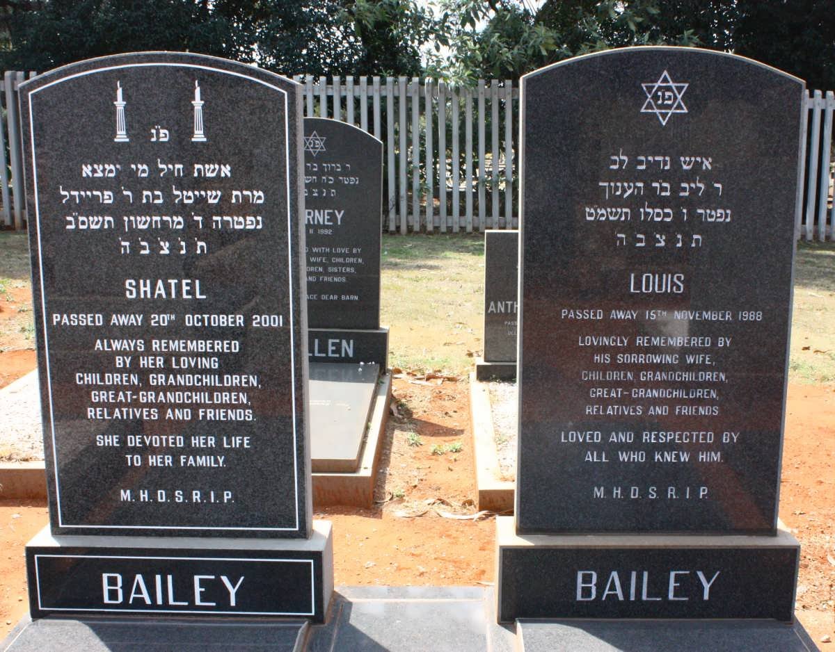 BAILEY Louis -1988 &amp; Shatel -2001