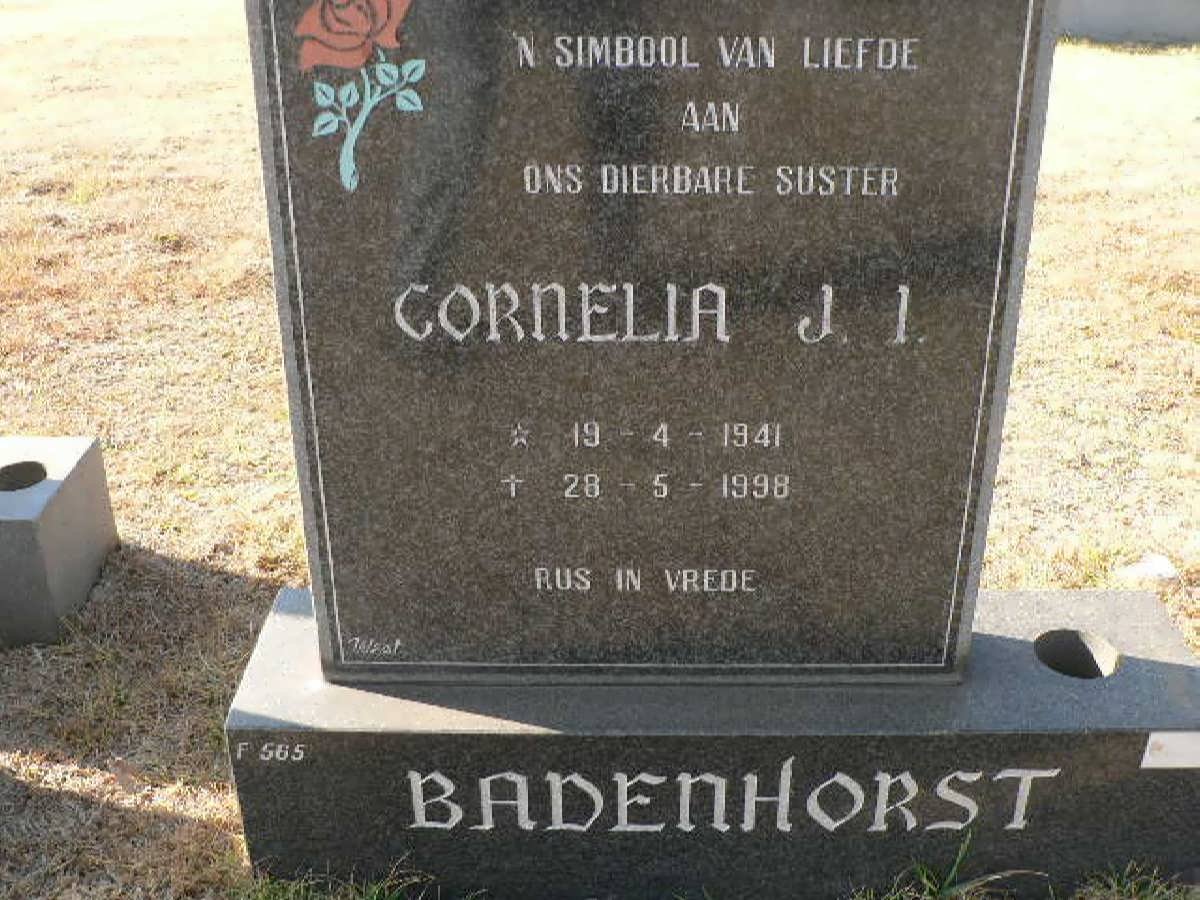 BADENHORST Dina J.J. 1941-1998