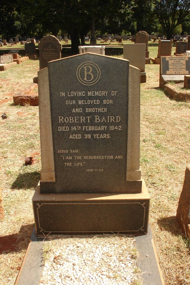 BAIRD Robert -1942