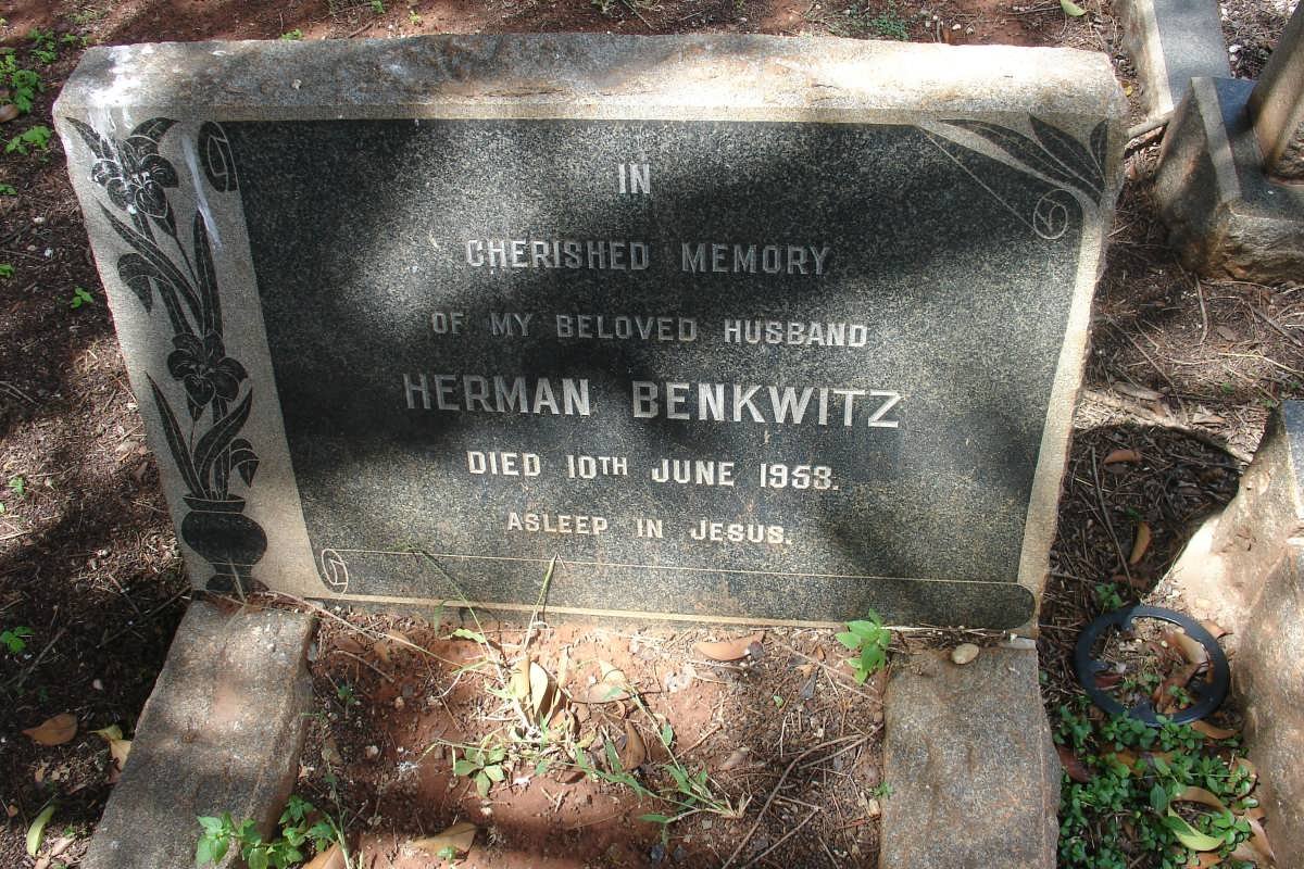 BENKWITZ Herman -1953