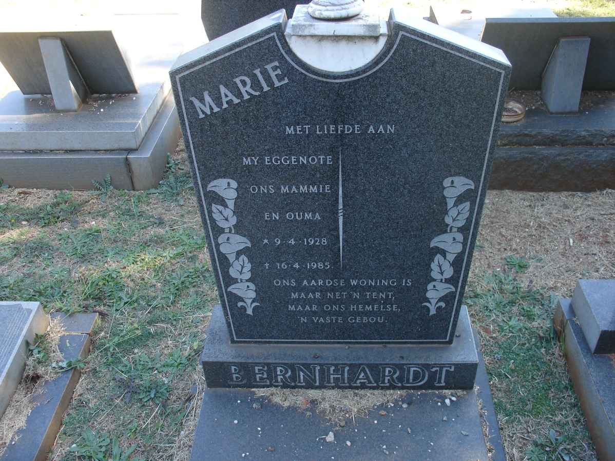 BERNHARDT Marie 1928-1985