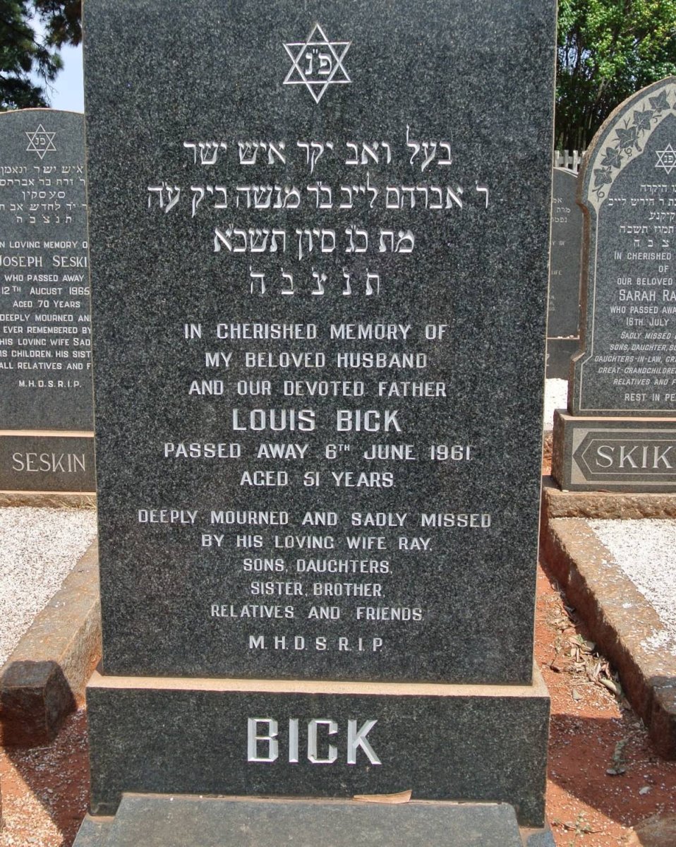 BICK Louis -1961