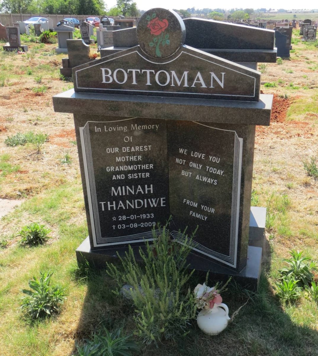 BOTTOMAN Minah Thandiwe 1933-2009