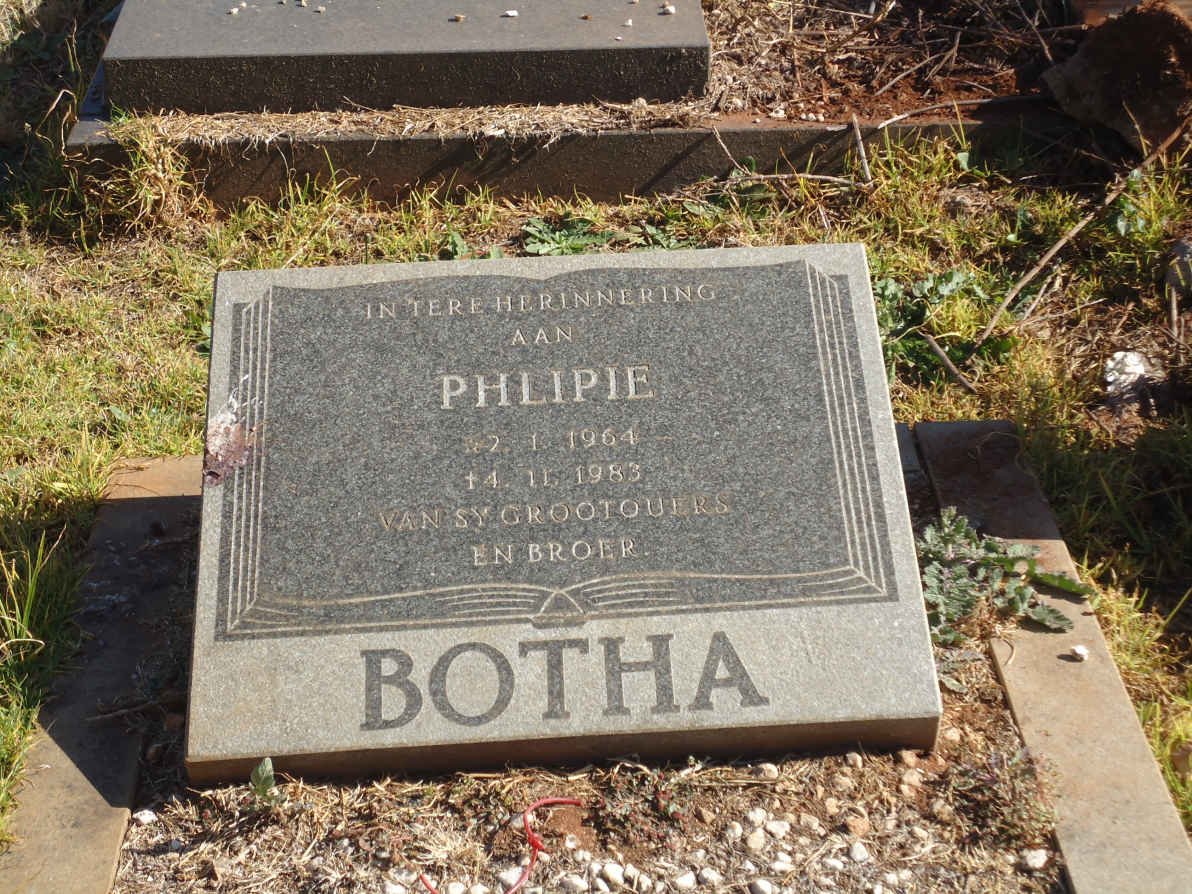 BOTHA Phlipie 1964-1983