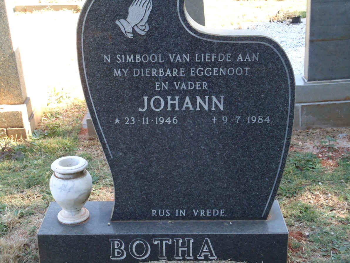 BOTHA Johann 1946-1984