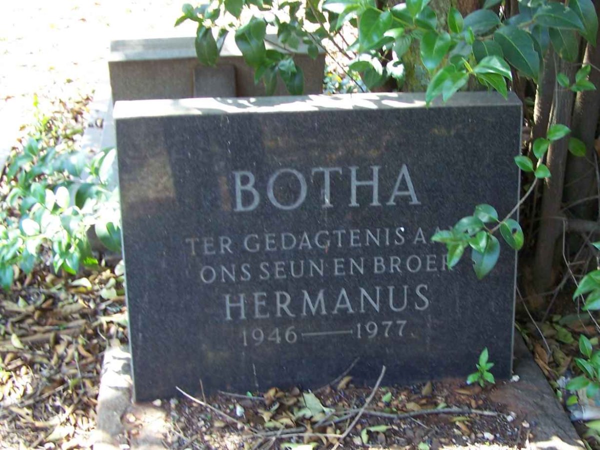 BOTHA Hermanus 1946-1977
