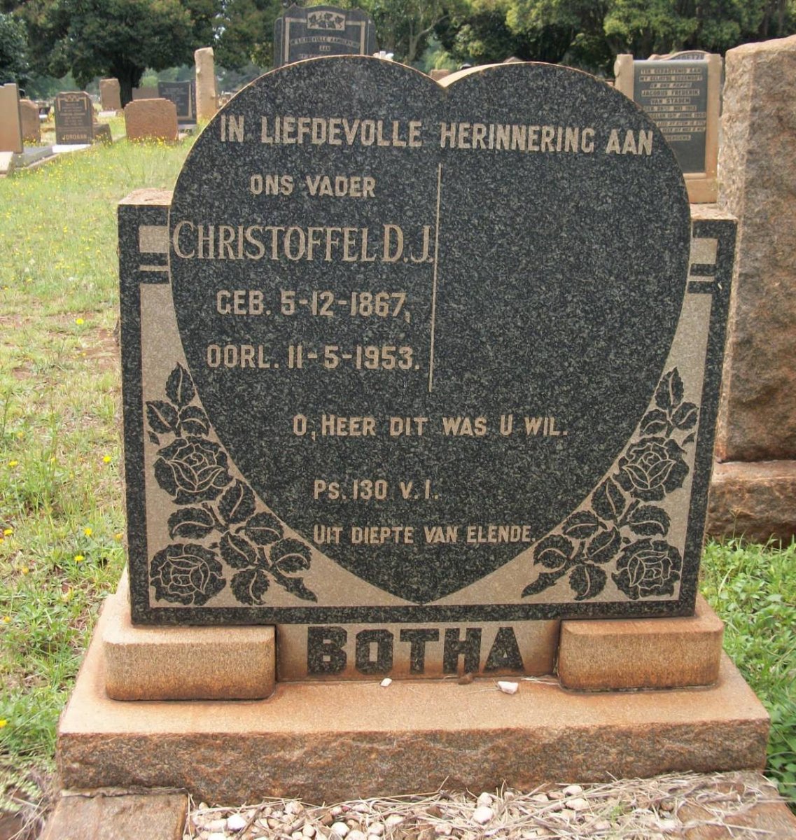 BOTHA Christoffel D.J. 1867-1953