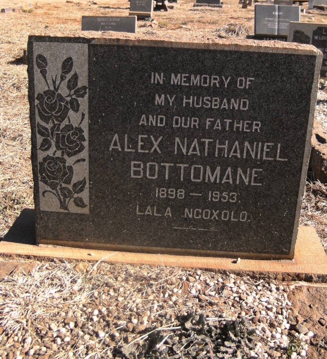 BOTTOMANE Alex Nathaniel 1898-1953