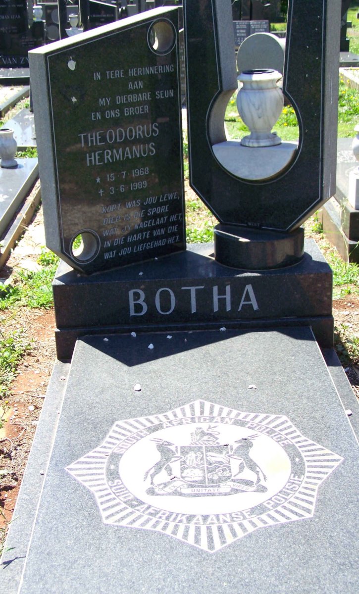 BOTHA Theodorus Hermanus 1968-1989