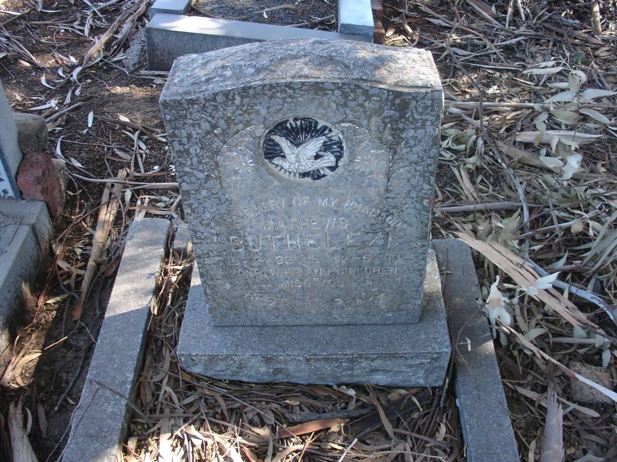 BUTHELAZI Mathews 1932-19??