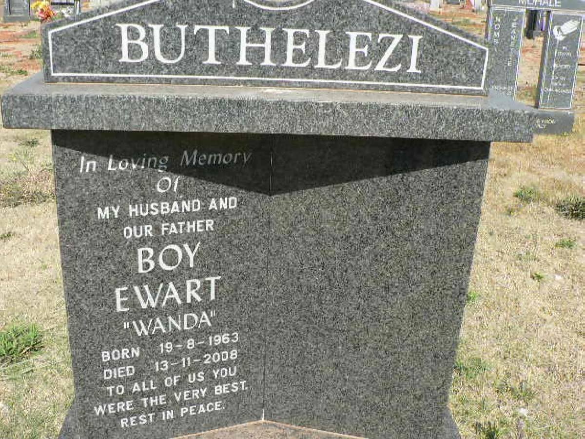 BUTHELEZI Boy Ewart 1963-2008