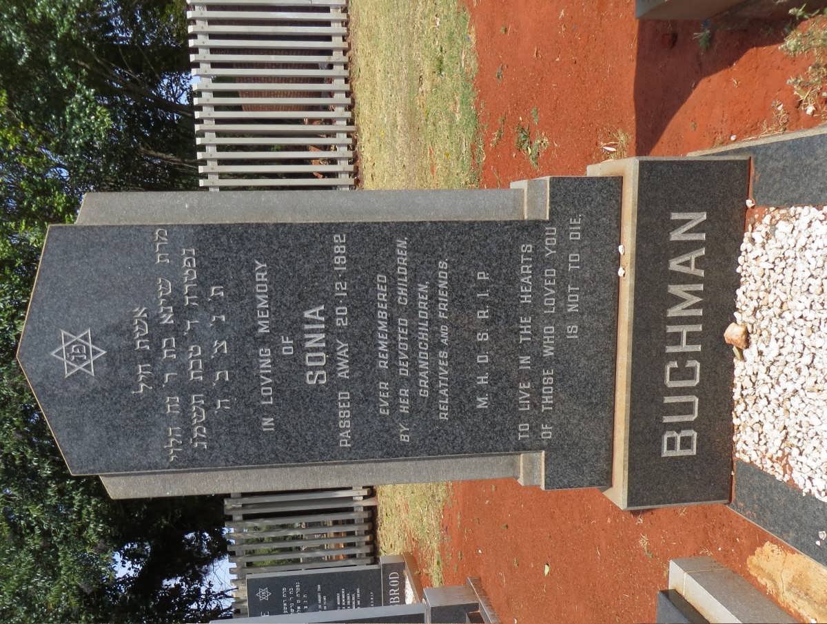 BUCHMAN Sonia -1982
