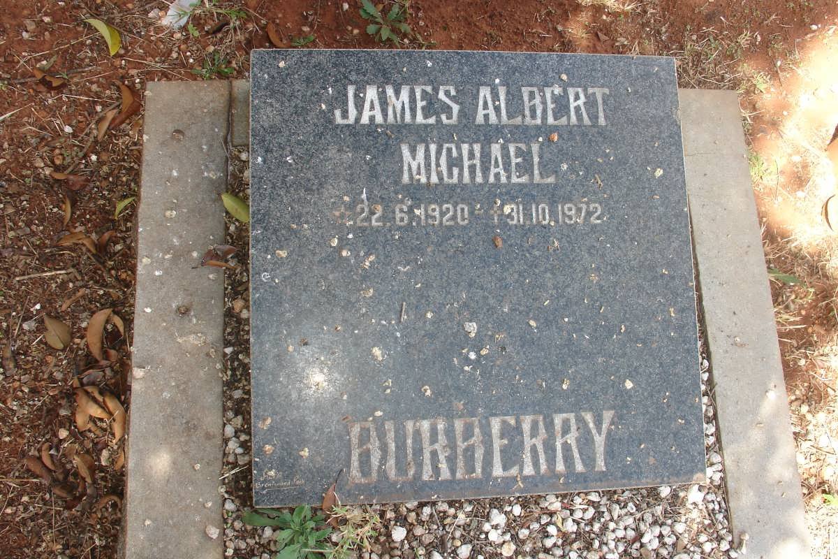 BURBERRY James Albert Michael 1920-1972