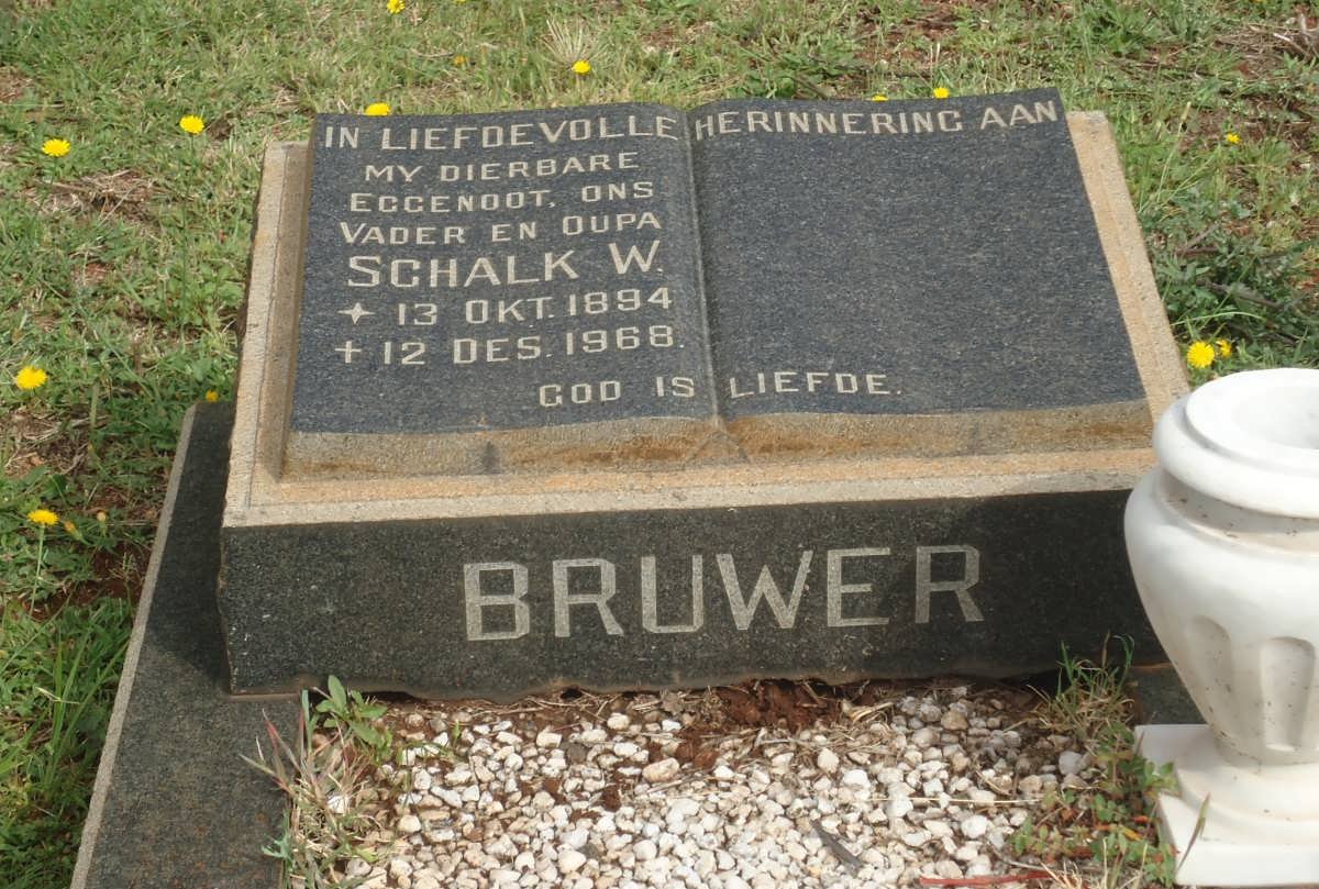 BRUWER Schalk W. 1894-1968