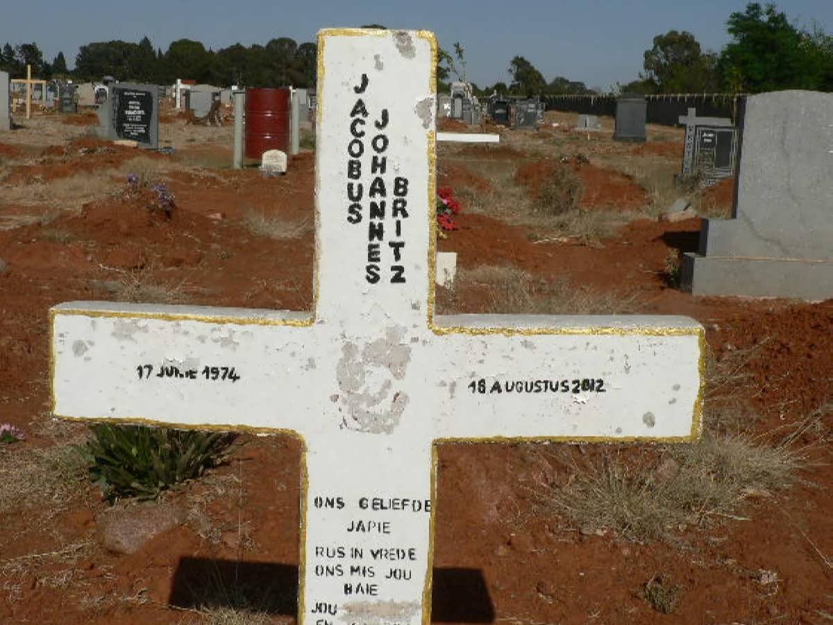 BRITZ Jacobus Johannes 1974-2012