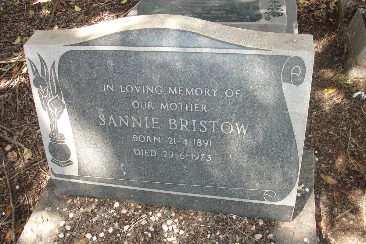 BRISTOW Sannie 1891-1973