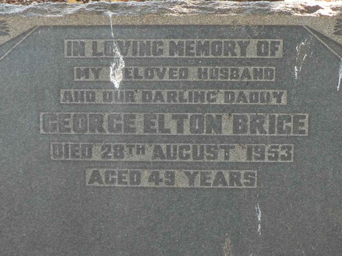BRICE George Elton -1953