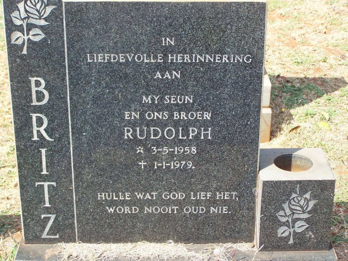 BRITZ Rudolph 1958-1979