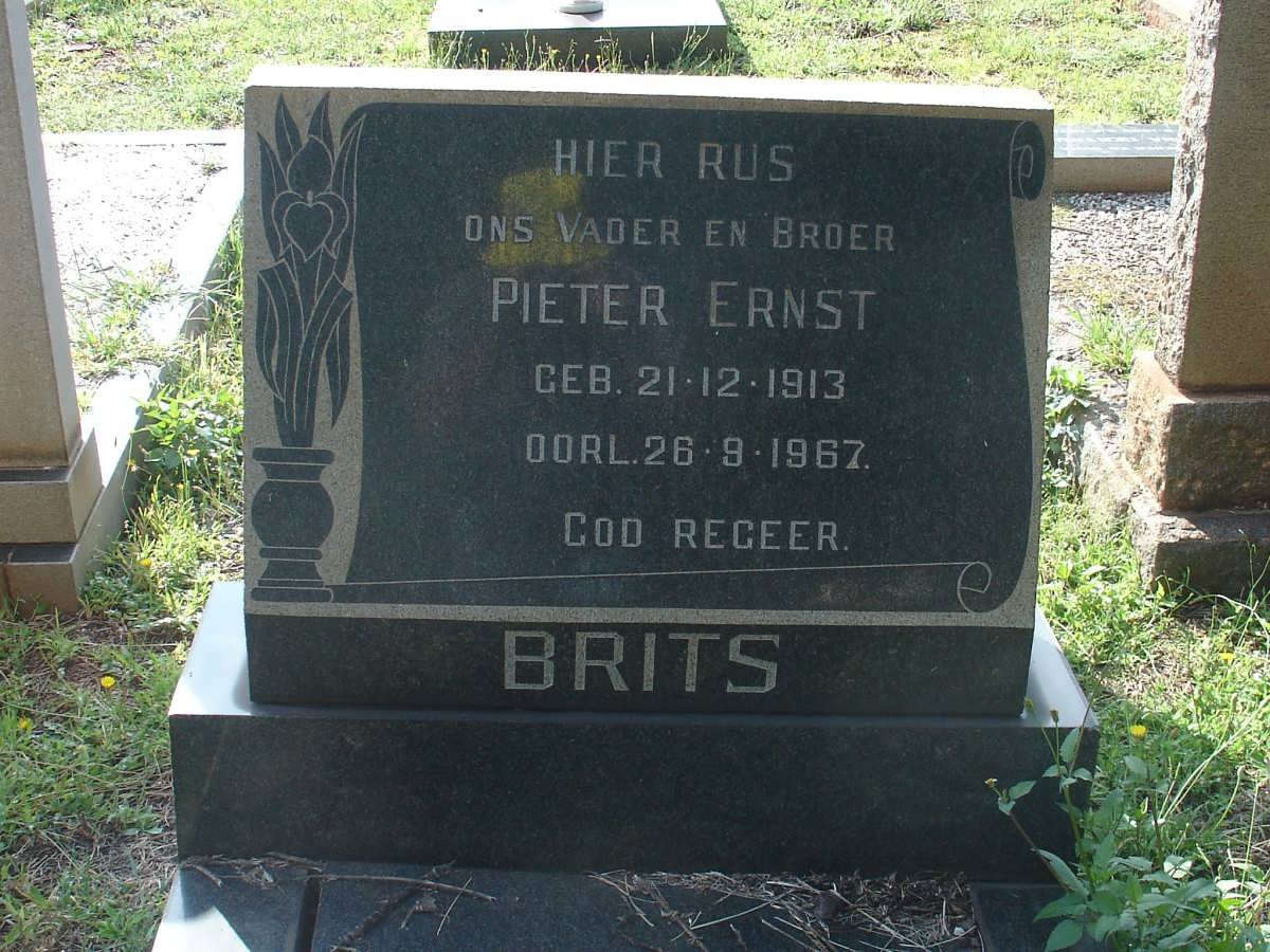 BRITS Pieter Ernst 1913-1967