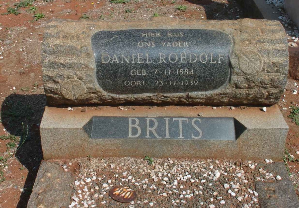 BRITS Daniel Roedolf 1884-1939