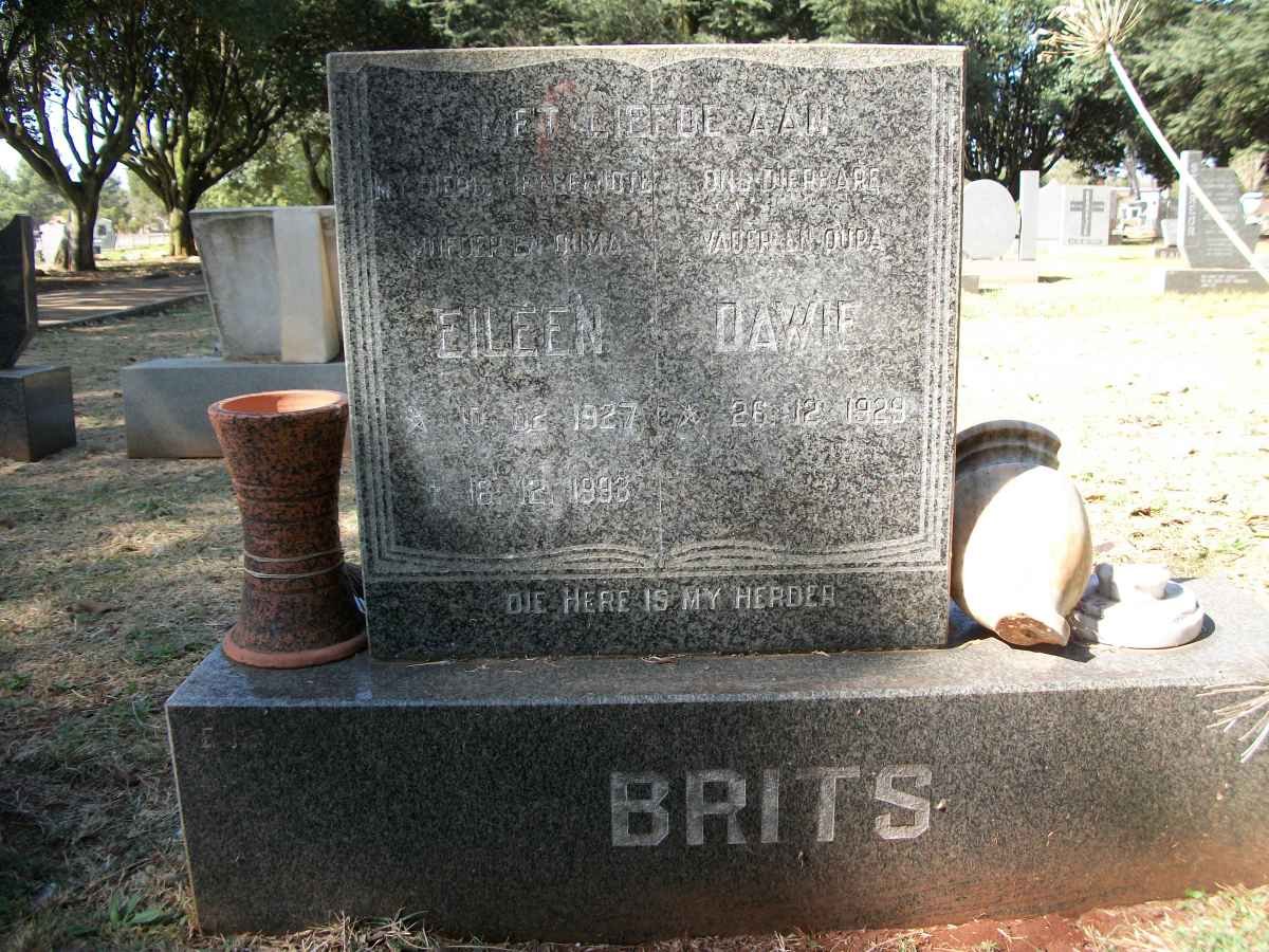 BRITS Dawie 1923- &amp; Eileen 1927-1993