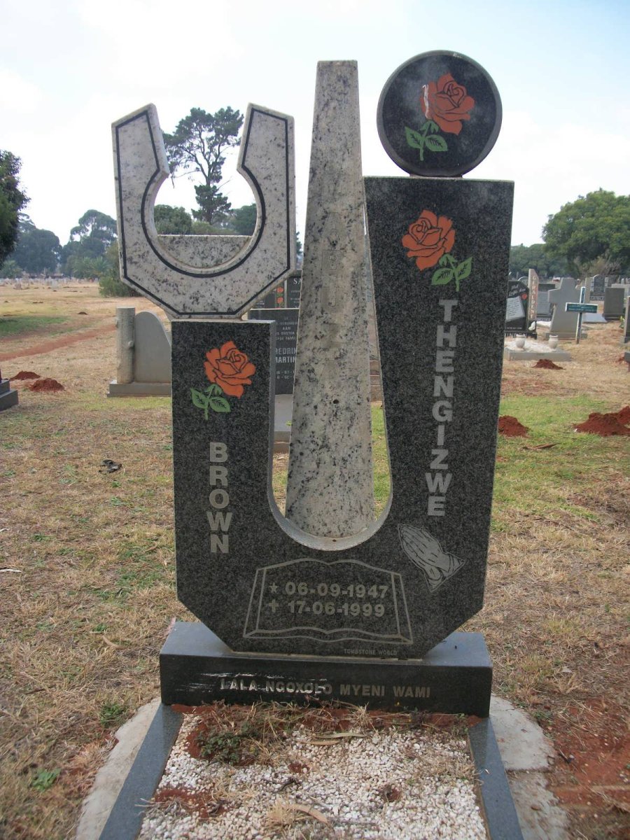 BROWN Thengizwe 1947-1999