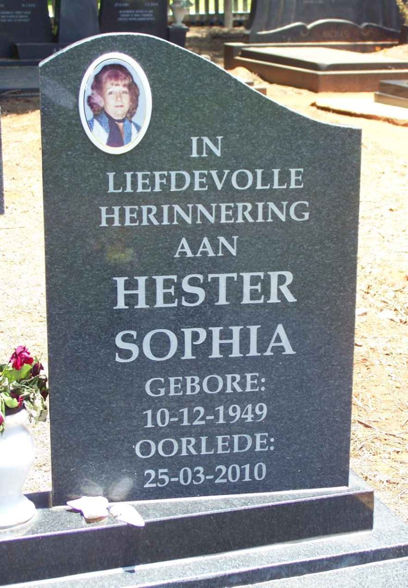 BRITZ Gert Petrus 1951- &amp; Hester Sophia 1949-2010
