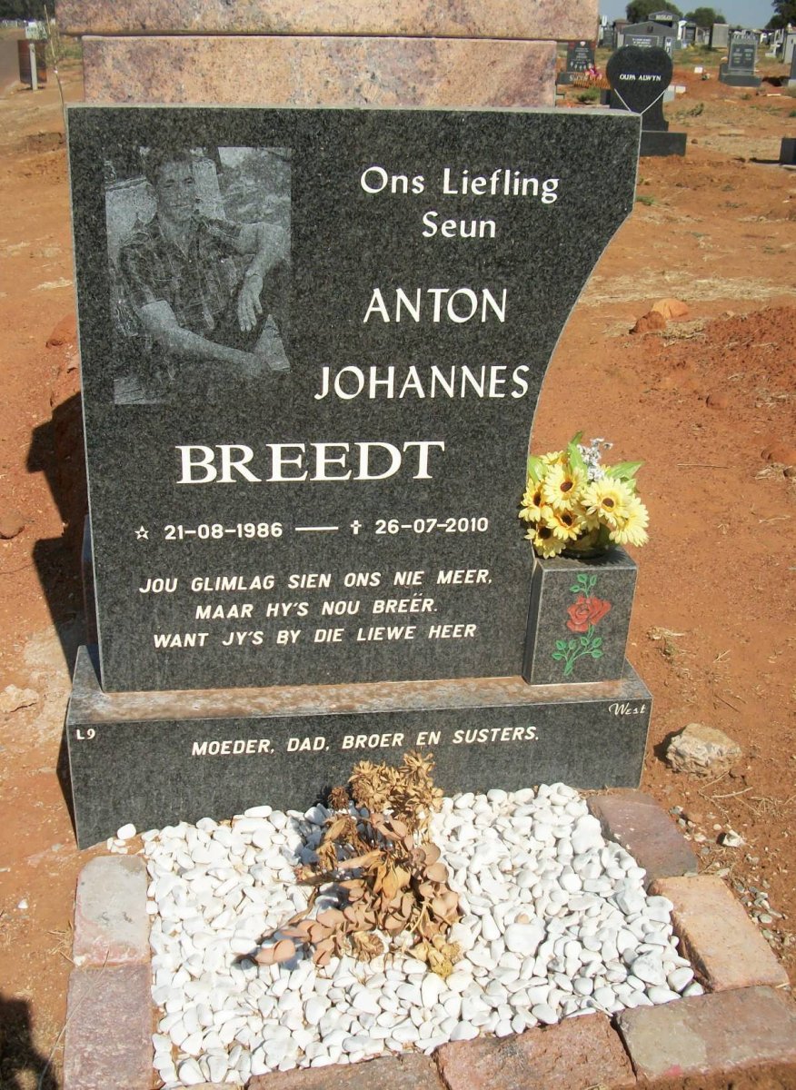 BREEDT Anton Johannes 1986-2010