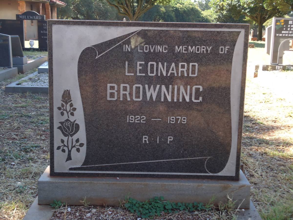 BROWNING Leonard 1922-1979