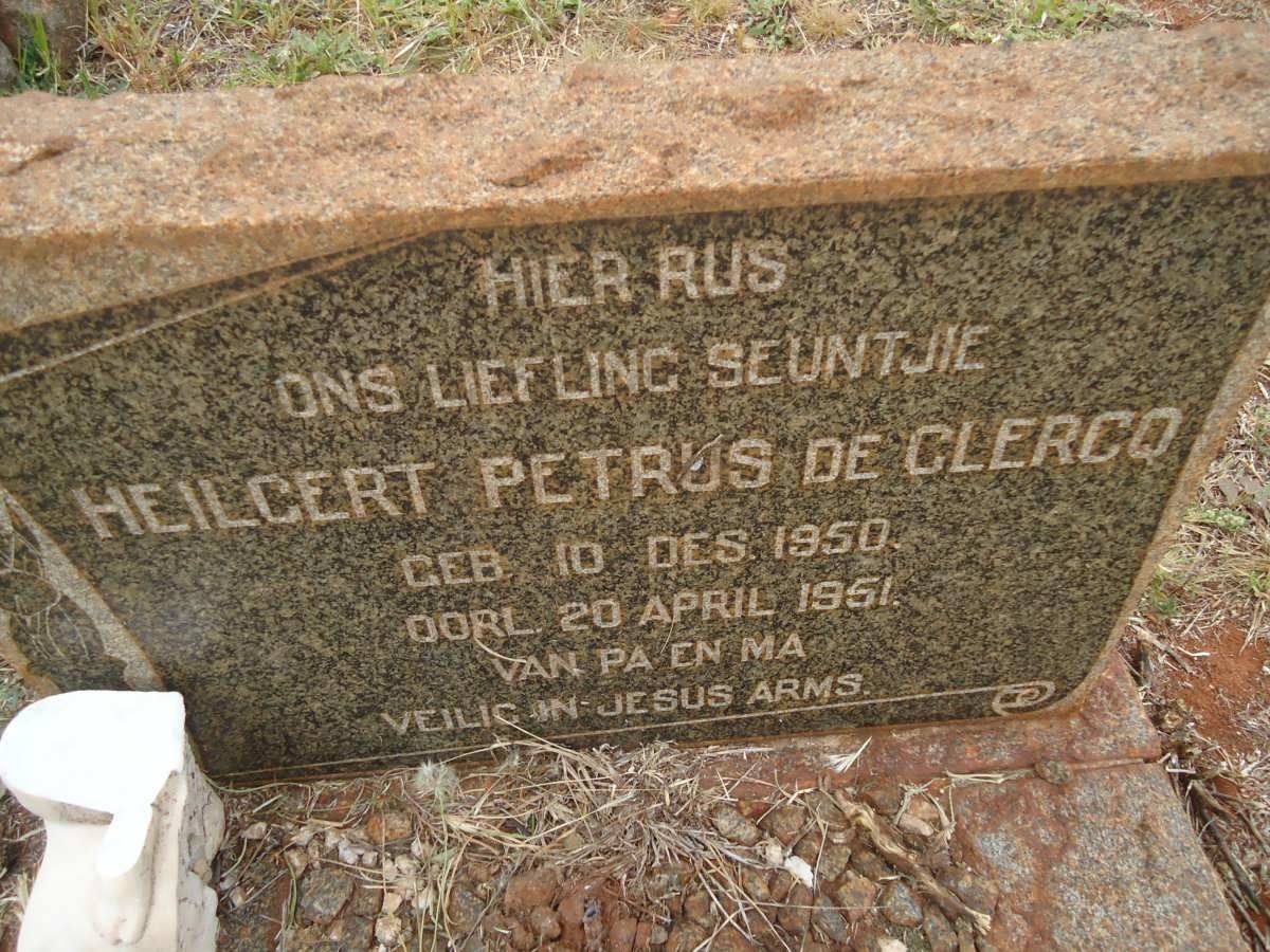 CLERCQ Heilgert Petrus, de 1950-1951