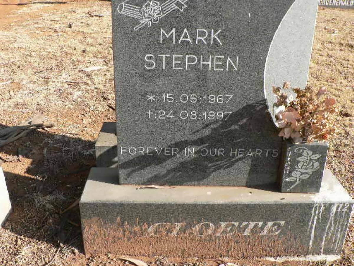 CLOETE Mark Stephen 1967-1997