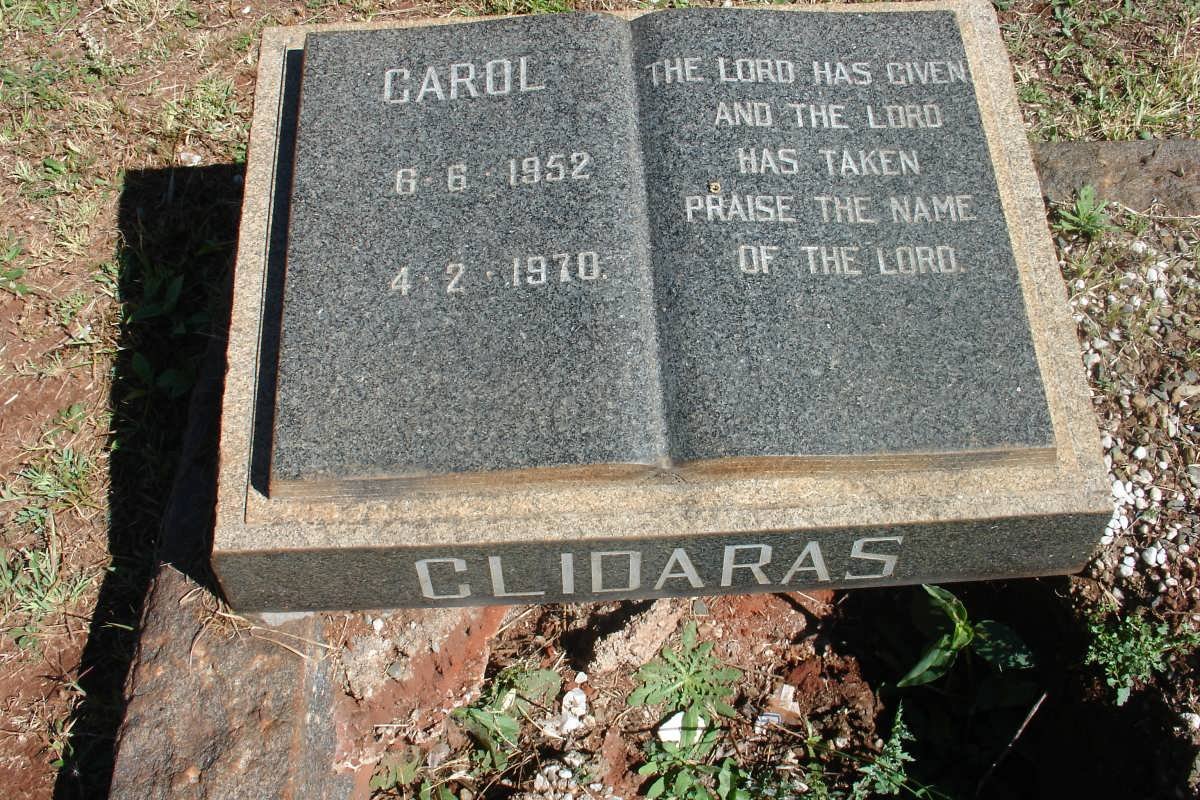 CLIDARAS Carol 1952-1970