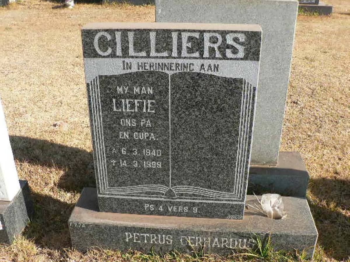 CILLIERS Petrus Gerhardus 1940-1999