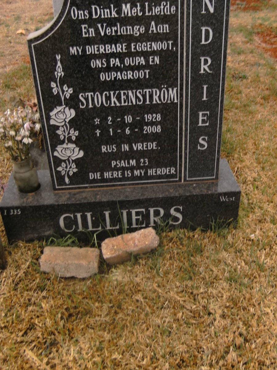 CILLIERS Andries Stockenström 1928-2008