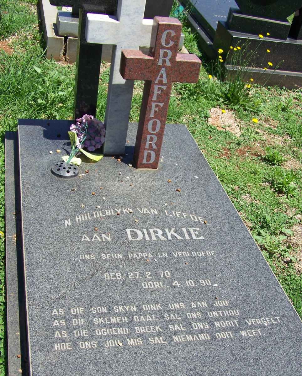 CRAFFORD Dirkie 1970-1990