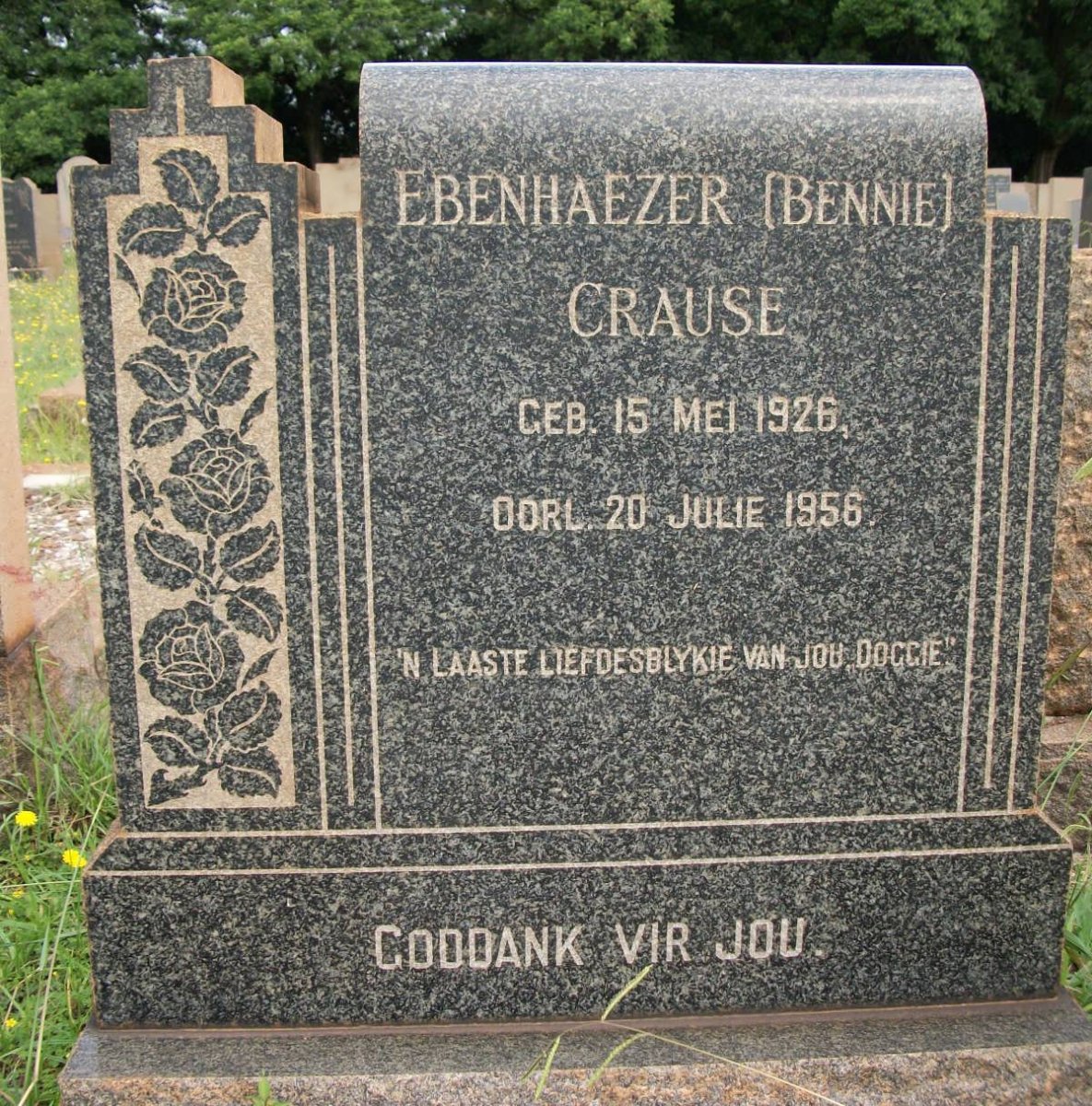 CRAUSE Ebenhaezer 1926-1956