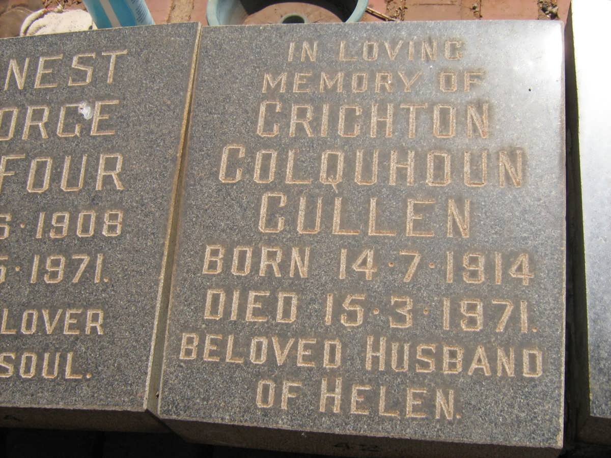 CULLEN Crichton Colquhoun 1914-1971