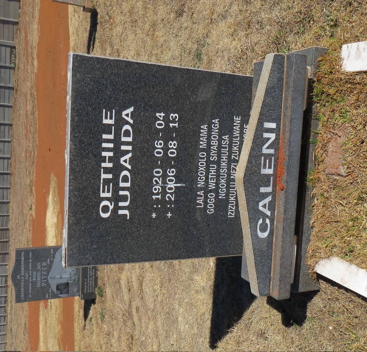 CALENI Quethile Judaida 1920-2006