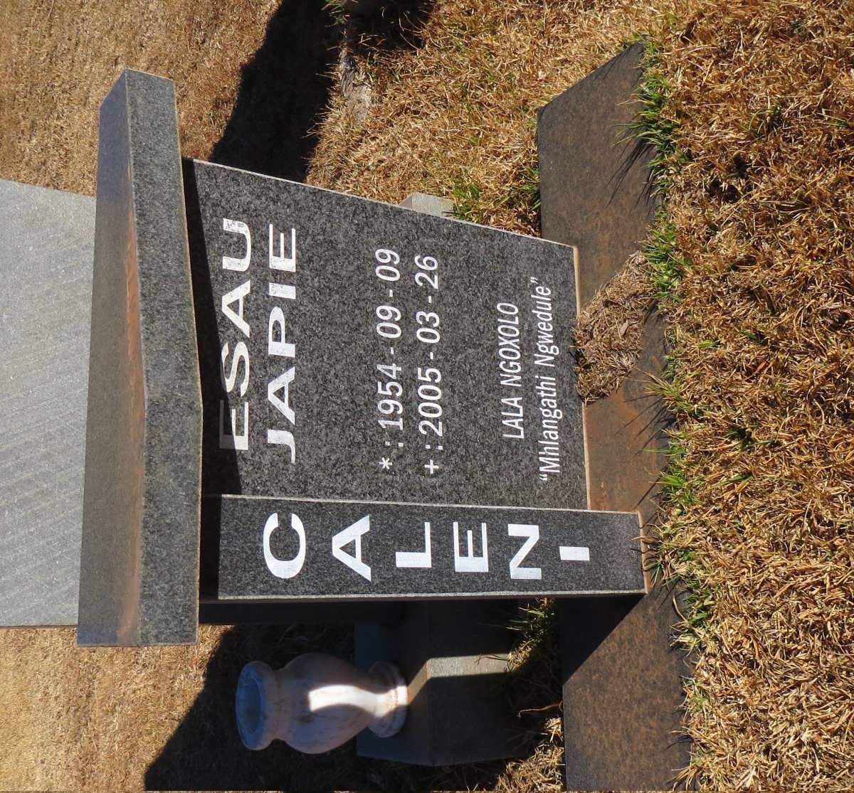 CALENI Esau Japie 1954-2005