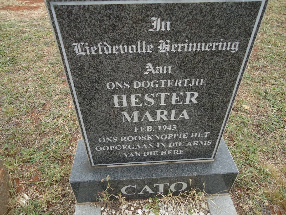 CATO Hester Maria -1943